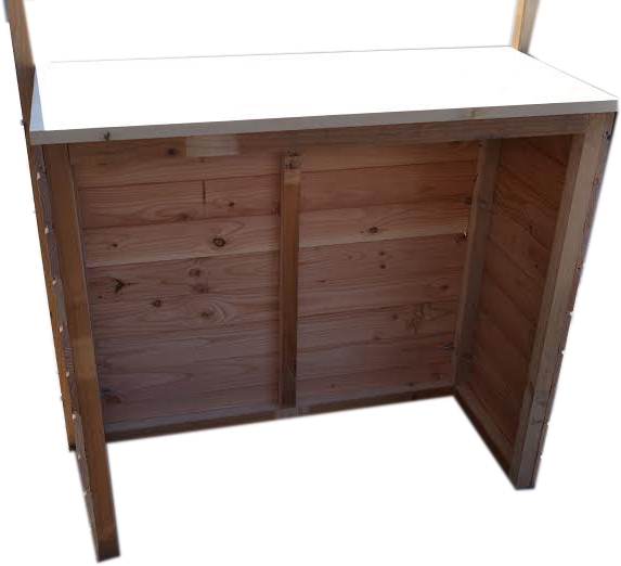 Stand Mostrador 120 x 50 x 120 Nature Ref.MS12050220