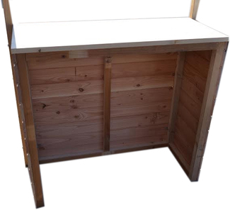 Stand Mostrador 120 x 50 x 120 Nature Ref.MS12050220