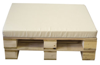 Palet Pouf con Cojín 80 x 100cm