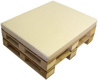 Palet Pouf con Cojín 80 x 100cm