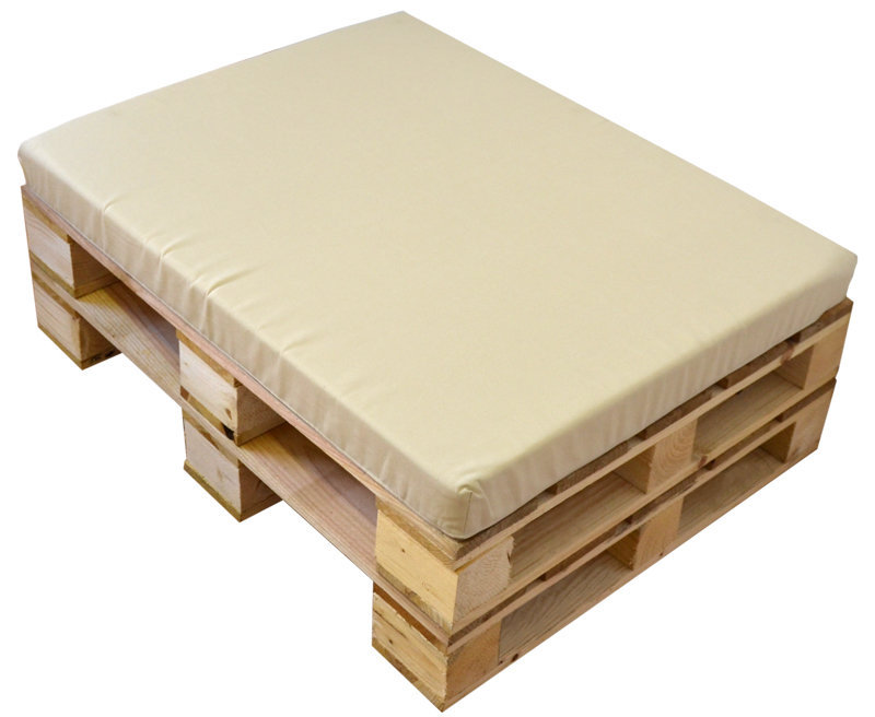 Palet Pouf con Cojín 80 x 100cm
