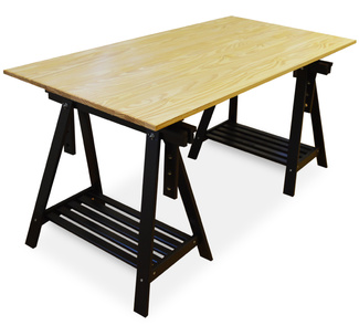 Mesa Caballete Regulable en Altura 80 x 160 x 77 cm
