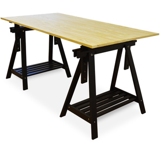 Mesa Caballete Regulable en Altura 80 x 160 x 77 cm