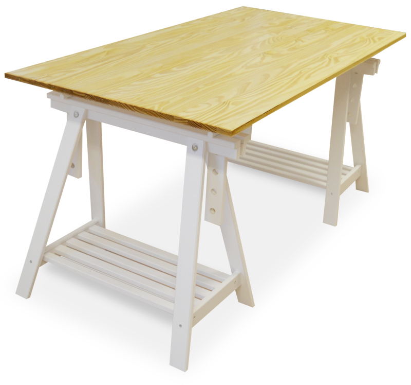 Mesa Caballete Regulable en Altura 80 x 160 x 77 cm