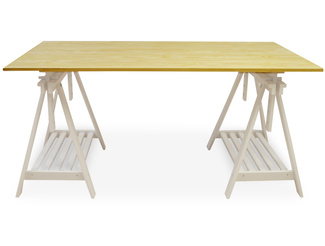 Mesa Caballete Regulable en Altura 80 x 160 x 77 cm