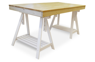 Mesa Cerco con Caballete en Pino Regulable 80 x 160 x 77 cm