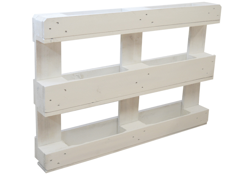 Palet Macetero Vertical Blanco 14 x 80 x 120 cm