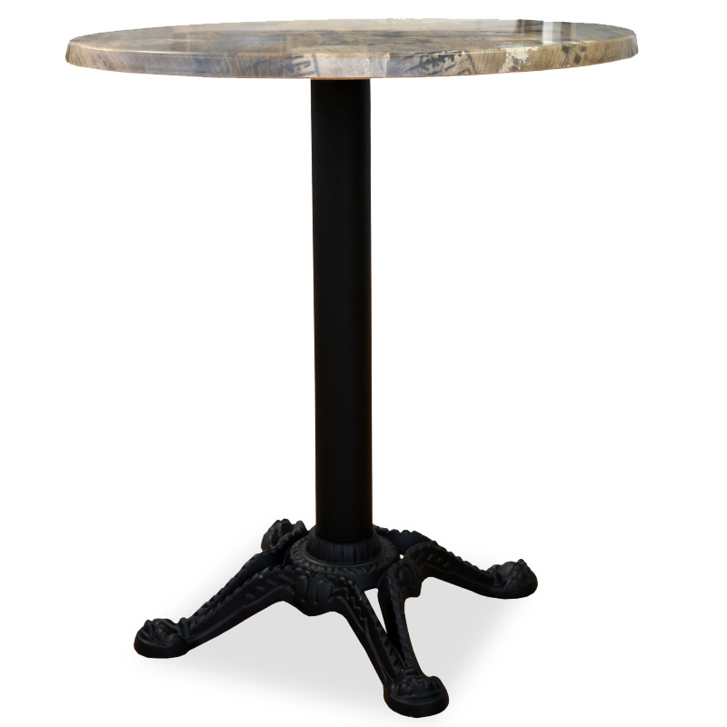 Mesa Bar Vintage Industrial Docks Redonda 60-70 x 75 cm