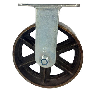 Rueda Fija Industrial de Hierro Fundido 