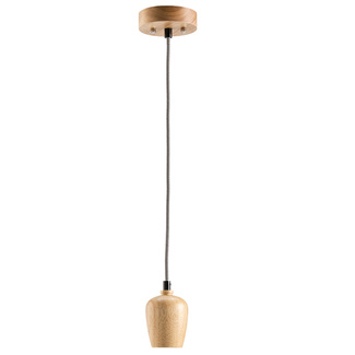 Lámpara de Techo Pendel Japan en Madera Blanco Negro