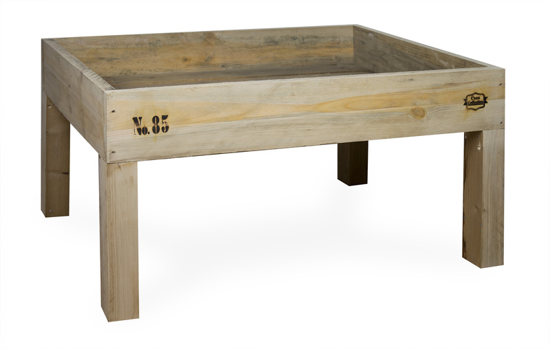 Mesa Expositor con Palet Nature en Pino