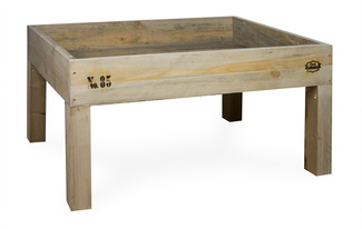 Mesa Expositor con Palet Nature en Pino