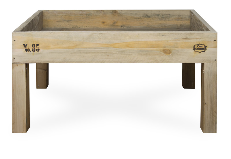 Mesa Expositor con Palet Nature en Pino