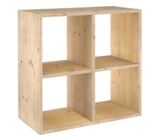 Estanteria en Madera de Pino Macizo 2 x 2 Cubos Ref.DMC2X2.99