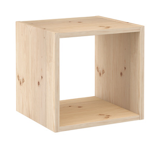 Estanteria en Madera de Pino Macizo 1 Cubo Ref.DMC100.99