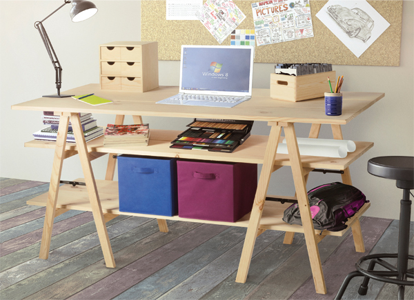 Cajonera Minibloc 3 x 2 Cajones Madera de Pino Ref.BLP320.99