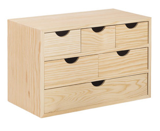 Cajonera Minibloc 3 x 2 x 1 Cajones Madera de Pino Ref.BLP321.99