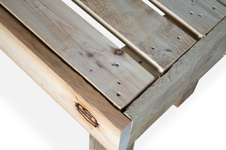 Banco Palet en Madera 40 x 120 x 35 cm