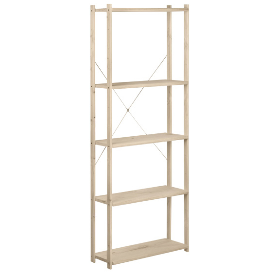 Estantería en Madera de Pino 5 Baldas Regulables Ref.EP5650.99