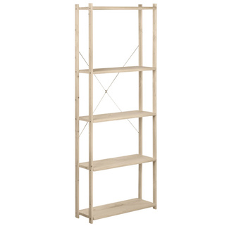 Estantería en Madera de Pino 5 Baldas Regulables Ref.EP5650.99