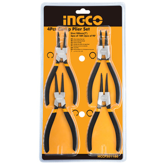 Juego de 4 Alicates Aros Seger 180 mm Ref.HCCPS01180