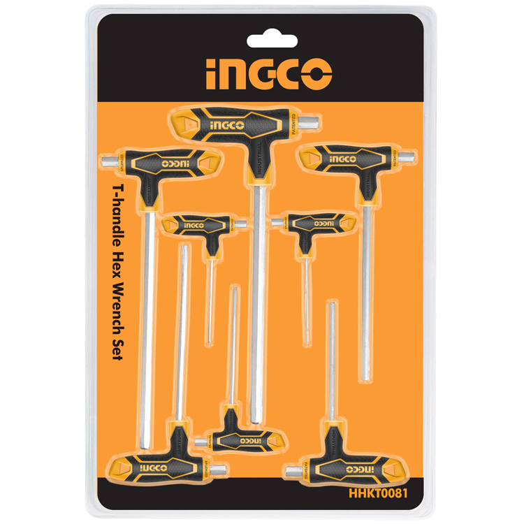 Set de 8 Llaves Allen Hexagonales Mango T Ref.HHKT8081