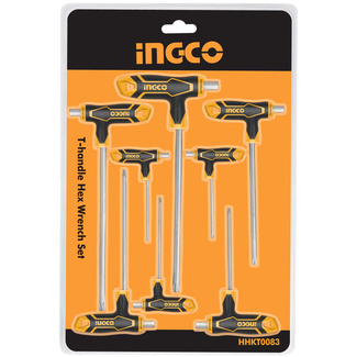 Set de 8 Llaves Torx Hexagonales con Mango T Ref.HHKT8083