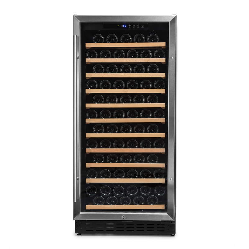 Vinoteca 110 botellas Vinobox CV 110 GC 1T Inox