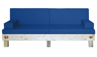 Sofa Palet Nature en Madera 80 x 200 x 38 cm