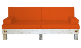 Sofa Palet Nature en Madera 80 x 200 x 38 cm