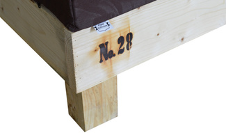 Sofa Palet Nature en Madera 80 x 200 x 38 cm