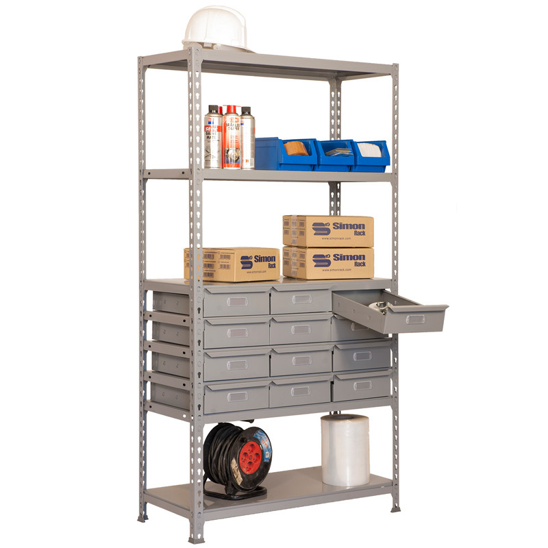 Estantería en Kit SimonBox Gris Oscuro 40 x 90 x 180 cm