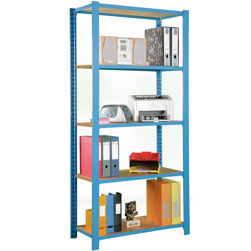 Estanteria Metálica Kit OffiClick Wood 5 Estantes   
