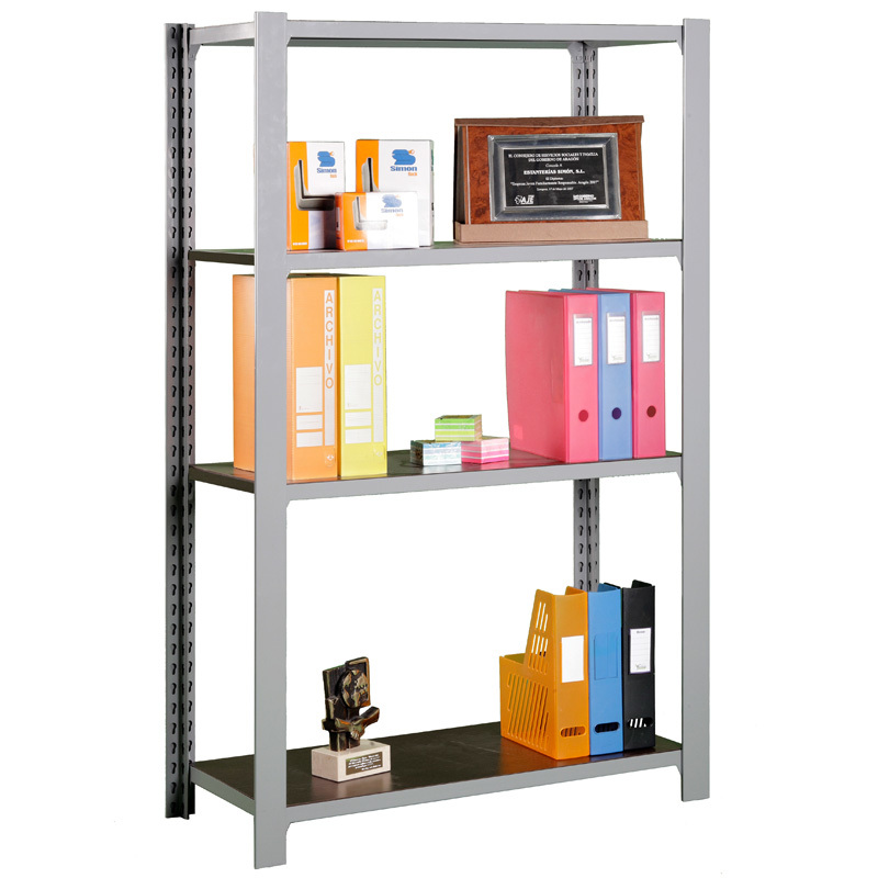 Estanteria Metálica Kit OffiClick Wood 4 Estantes 