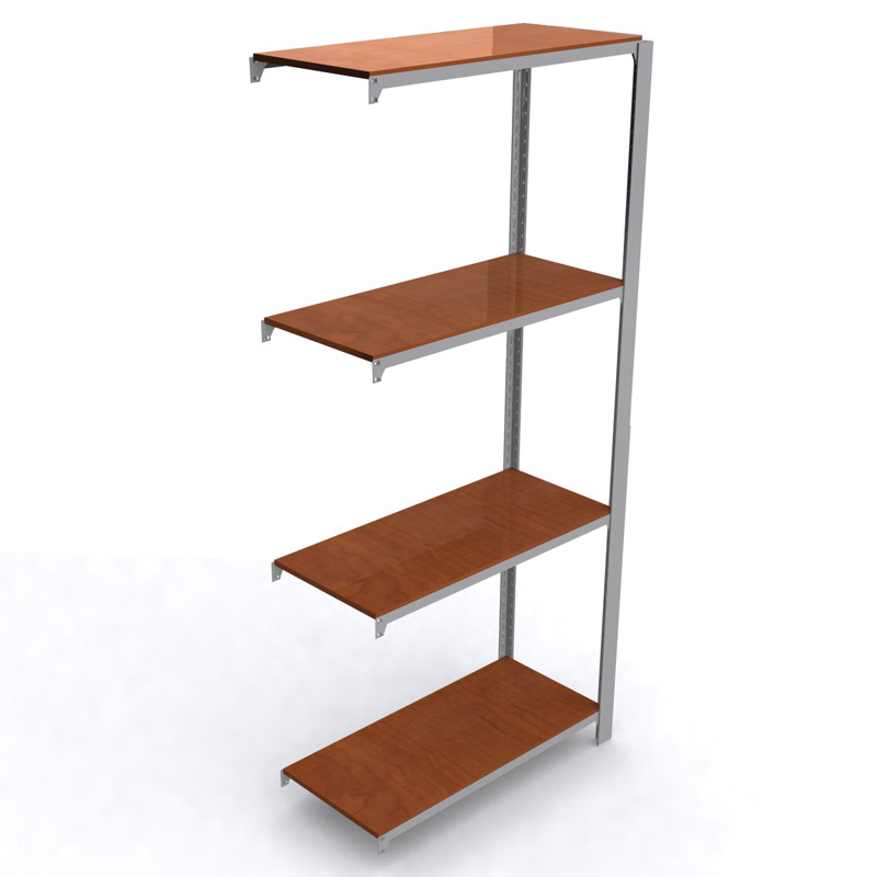Estanteria Metálica Kit OffiClick Wood 4 Estantes 