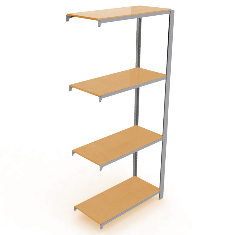 Estanteria Metálica Kit OffiClick Wood 4 Estantes 