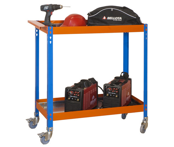 Mesa de Trabajo Metálica en Kit SimonWork Wagon 2 Estantes