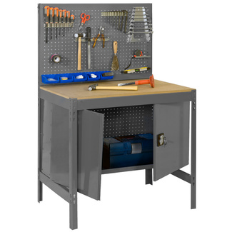 Mesa de Trabajo en Kit SimonWork BT2 Locker 1 Estante