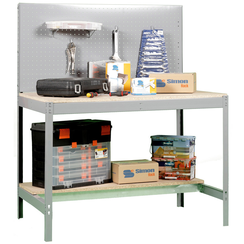 Mesa de Trabajo Kit SimonWork BT2 2 Estantes