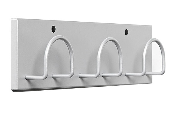 Perchero de Pared de Metal Pintado Gris Ref.6120