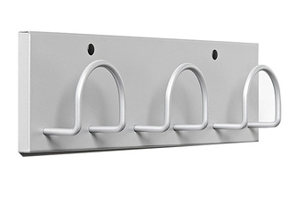 Perchero de Pared de Metal Pintado Gris Ref.6120