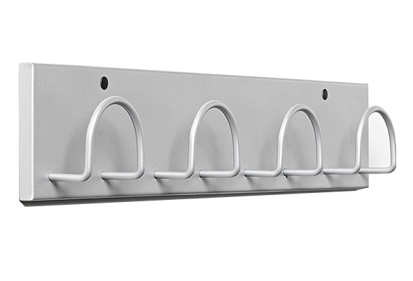 Perchero de Pared de Metal Pintado Gris Ref.6120