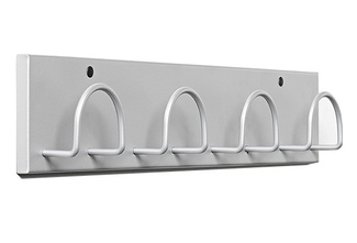 Perchero de Pared de Metal Pintado Gris Ref.6120
