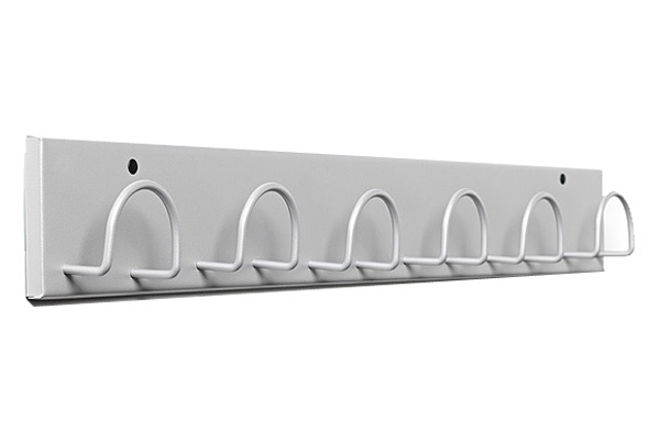 Perchero de Pared de Metal Pintado Gris Ref.6120
