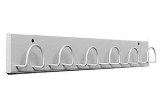 Perchero de Pared de Metal Pintado Gris Ref.6120