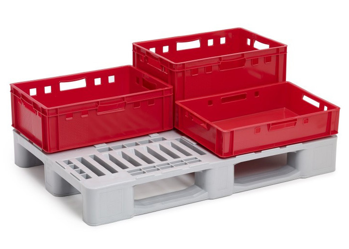 Palet Europeo Higienico H1 800 x 1200 Ref.CLEAN 1208-H1 