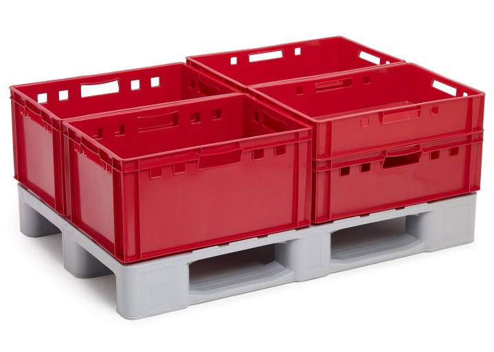 Palet Europeo Higienico H1 800 x 1200 Ref.CLEAN 1208-H1 
