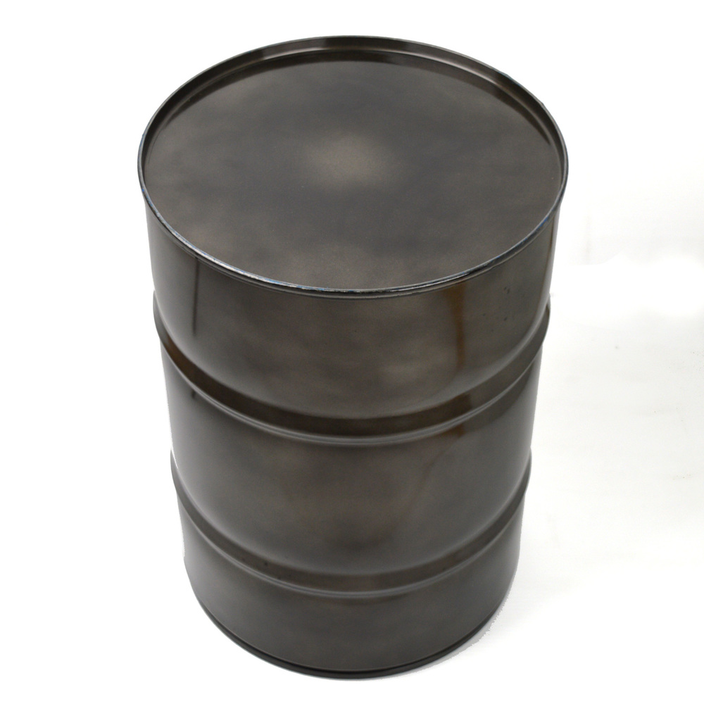 Bidón Pequeño Deco Vintage Industrial Negro 