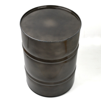 Bidón Pequeño Deco Vintage Industrial Negro 
