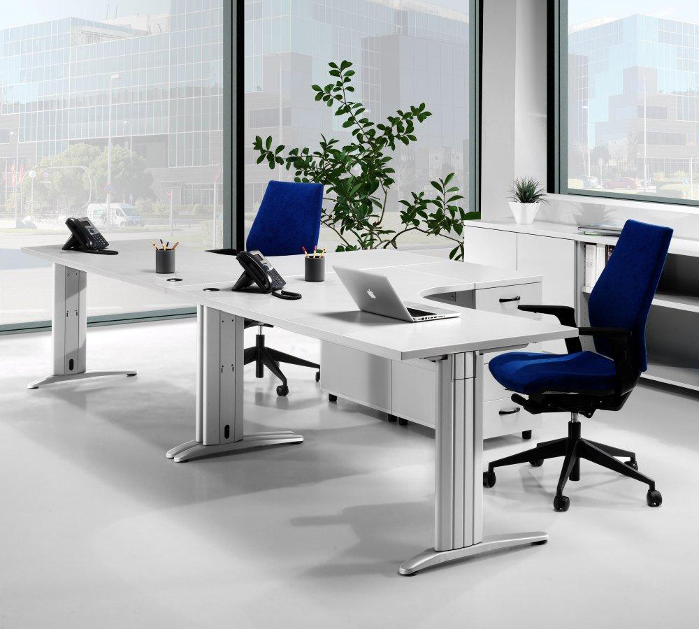 Mesa Oficina Recta Serie Euro 4000